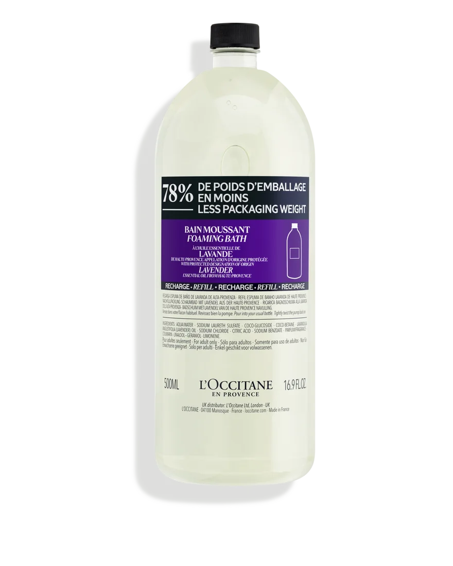 Lavender Foaming Bath Refill