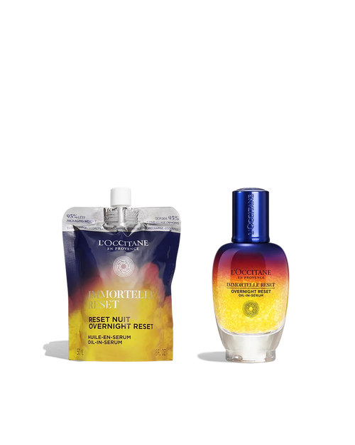 Immortelle Overnight Reset Oil-in-Serum Refill Duo