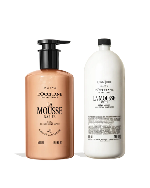 La Mousse Shea Cream Hand Wash + Refill