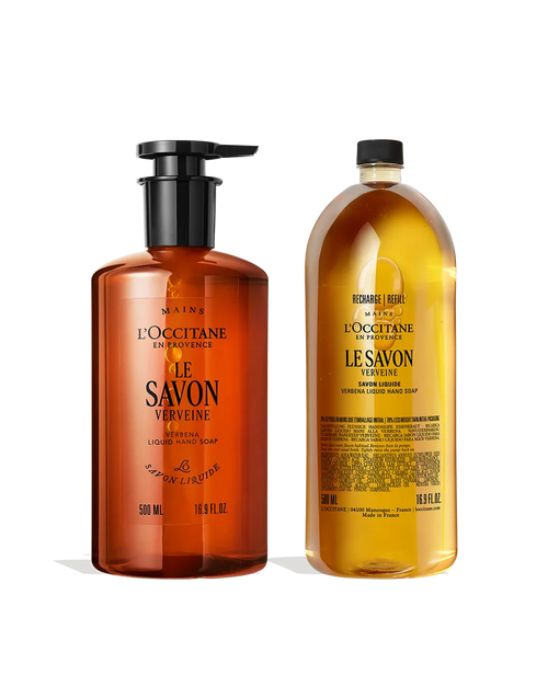 Le Savon Verbena Liquid Hand Soap + Refill