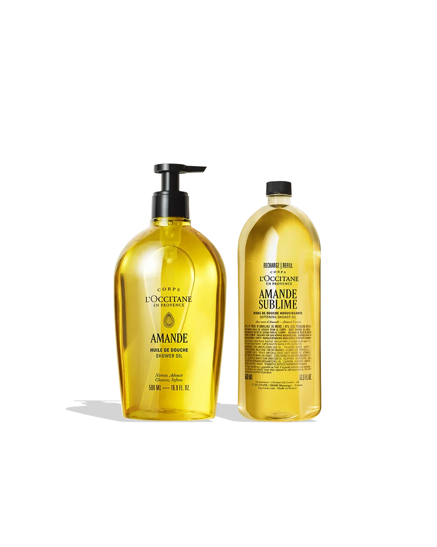Almond Shower Oil Duo